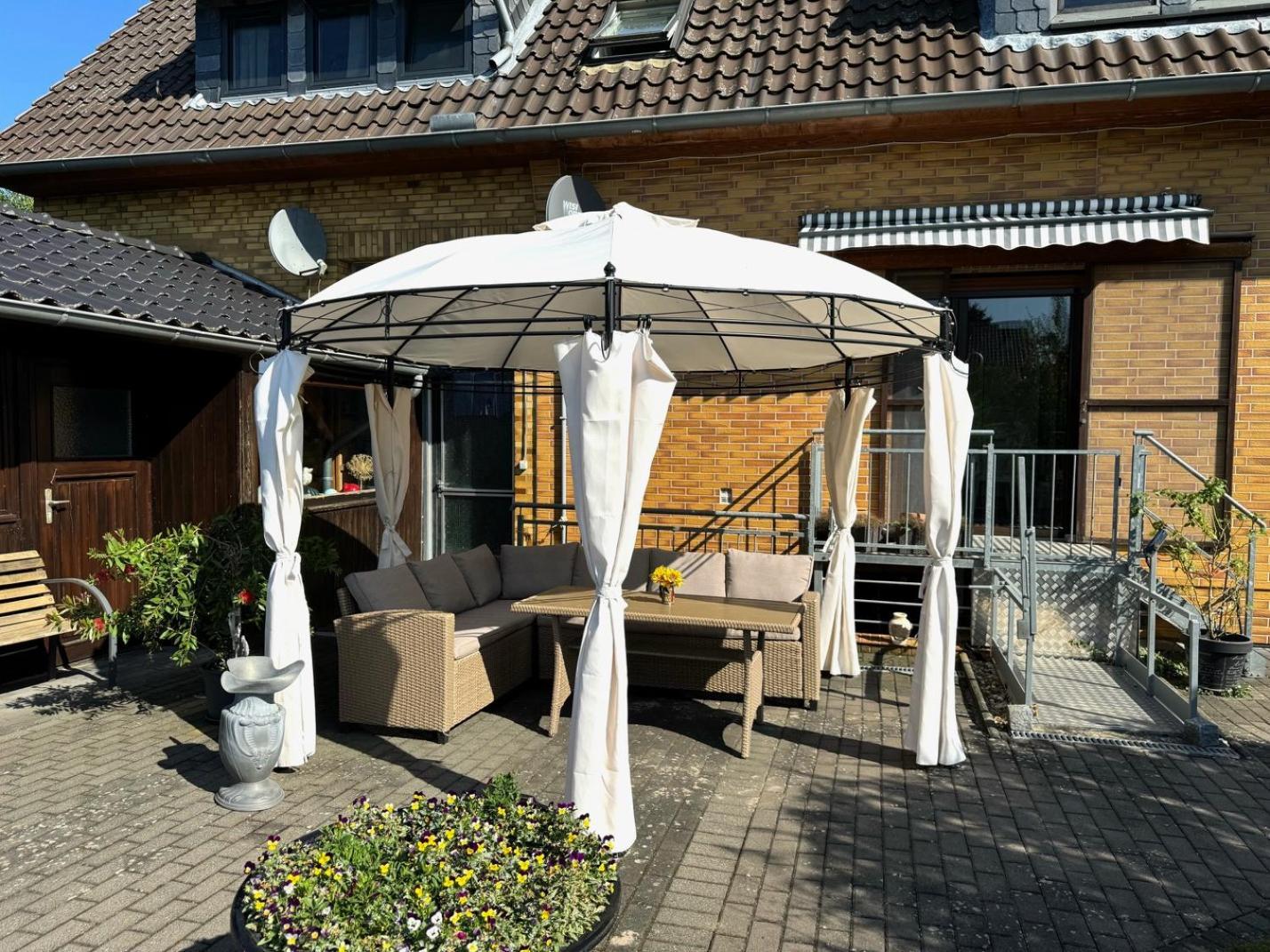 Ferien-Whg Moewe Nahe Steinhuder Meer Mit Garten Und Balkon Hagenburg Extérieur photo